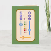 Carte d'anniversaire DJ (Devant)