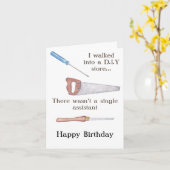 Carte d'anniversaire do-it-yourself plaisanterie (Fleur jaune)