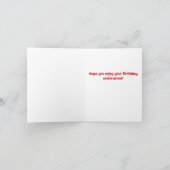 Carte d'anniversaire d'oie grincheuse (Intérieur)