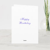 Carte d'anniversaire Dolphin Couple - Personnalisa (Dos)