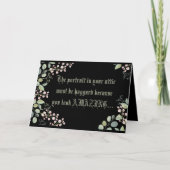 Carte d'anniversaire Dorian Gray (Devant)