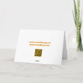 Carte d'anniversaire - Dotty (Dos)