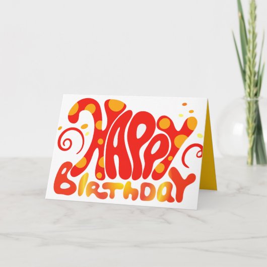 Carte d'anniversaire - Dotty (Devant)