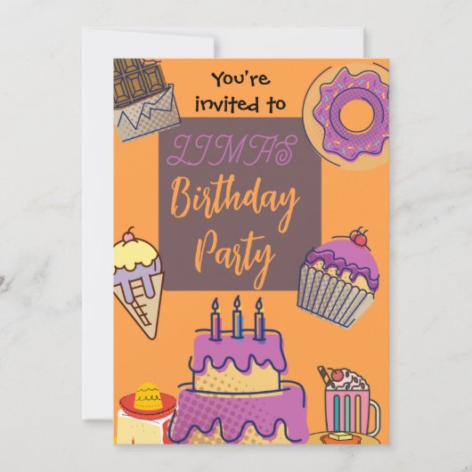Carte d'anniversaire douce (Devant)