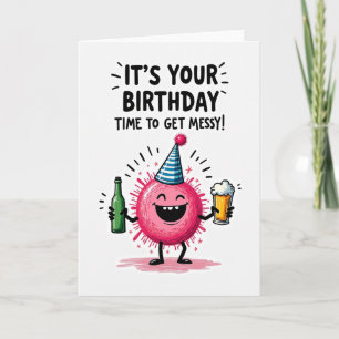 Carte d'anniversaire douce