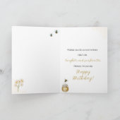 Carte d'anniversaire douce comme du miel | Abeille (Intérieur)