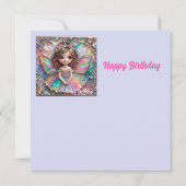 CARTE D'ANNIVERSAIRE ~ Douce Fée ~ (Dos)