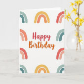 Carte d'anniversaire douce pinceau (Fleur jaune)
