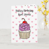 Carte d'anniversaire douce pour elle | Anniversair (Fleur jaune)