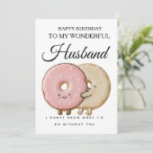 Carte d'anniversaire douce pour mon mari merveille (Debout devant)