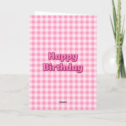 Carte d'anniversaire Doughnut la plus sucrée (Dos)