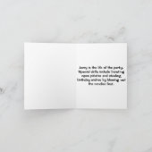 Carte d'anniversaire d'ours blanc (Intérieur)