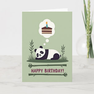Carte d'anniversaire Doux Sommeil