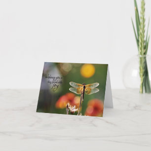 Carte d'anniversaire Dragonfly Magic