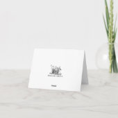 Carte d'anniversaire Dragonfly Magic (Dos)