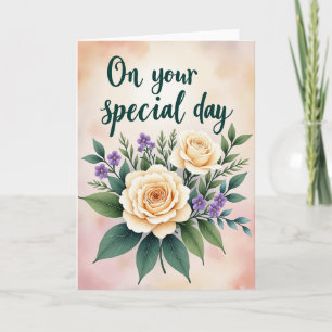 Carte d'anniversaire Dreamy Bloom