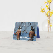 Carte d'anniversaire drôle (Fleur jaune)