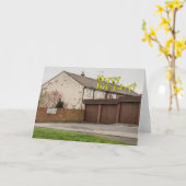 Carte d'anniversaire drôle (Fleur jaune)