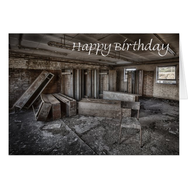 Carte d'anniversaire drôle (Devant horizontal)