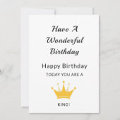 Carte d'anniversaire drôle (Devant)