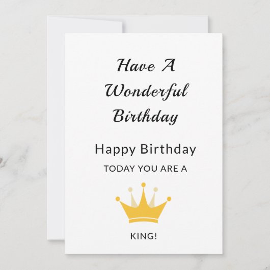 Carte d'anniversaire drôle (Devant)