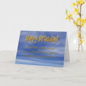 Carte d'anniversaire drôle (Fleur jaune)