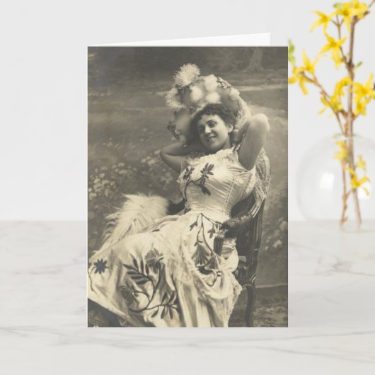 Carte d'anniversaire drôle (Fleur jaune)