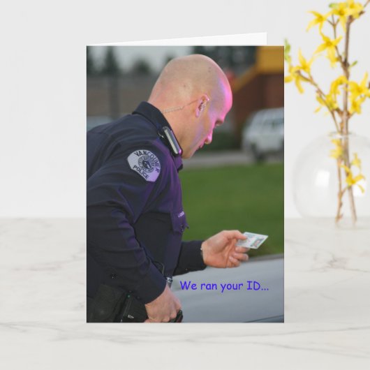 Carte d'anniversaire drôle (Fleur jaune)