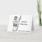 Carte d'Anniversaire drôle (Dos)