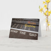 Carte d'anniversaire drôle (Fleur jaune)