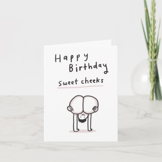 Carte d'anniversaire drôle (Devant)