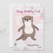 Carte d'anniversaire drôle (Devant)