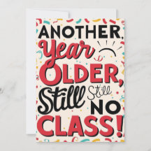 Carte d'anniversaire drôle