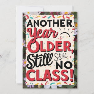 Carte d'anniversaire drôle