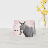 Carte d'anniversaire drôle (Fleur jaune)