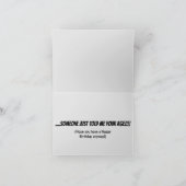 Carte d'anniversaire drôle (Intérieur)