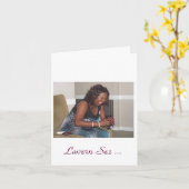 CARTE D'ANNIVERSAIRE DRÔLE (Fleur jaune)