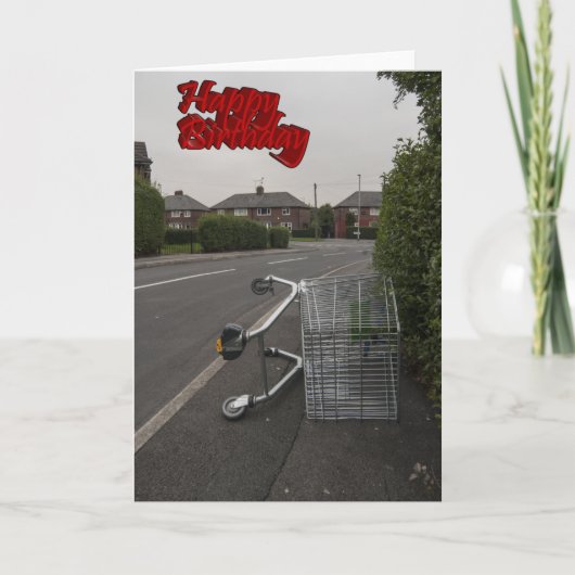 Carte d'anniversaire drôle (Devant)