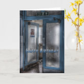 Carte d'anniversaire drôle (Fleur jaune)