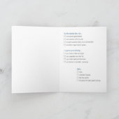 Carte d'anniversaire drôle à Frère (Intérieur)