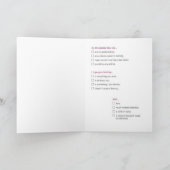 Carte d'anniversaire drôle à la fille (Intérieur)