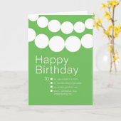 Carte d'anniversaire drôle à maman (Fleur jaune)