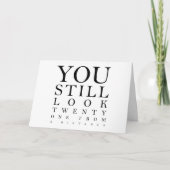 Carte d'anniversaire drôle, Anniversaire sarcastiq (Devant)