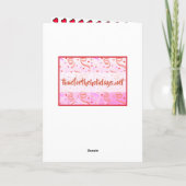 Carte d'anniversaire drôle avec un jeu de mots sur (Dos)