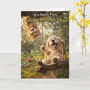 Carte d'anniversaire drôle, c'est tellement amusan