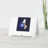 carte d'anniversaire drôle d'affaires de singe (Dos)