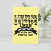 Carte d'anniversaire drôle de 1958 Édition Limitée (Debout devant)