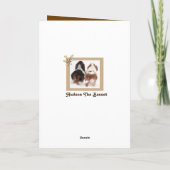 Carte d'anniversaire drôle de "années de chien" de (Dos)