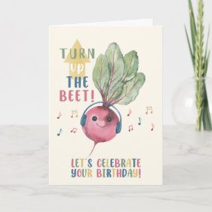 Carte d'anniversaire drôle de betterave – Augmente