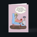 CARTE D'ANNIVERSAIRE DRÔLE DE BOUFFÉES DE CHALEUR<br><div class="desc">MAMAN CHAUDE COLLECTION,  L'ART DE NETTA</div>